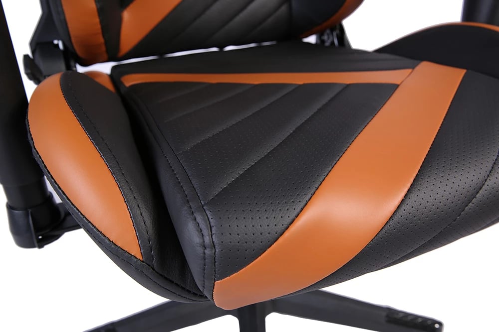 Karrige gaming Dyskord, ngjyrë e zezë-kamel, 50x74x137