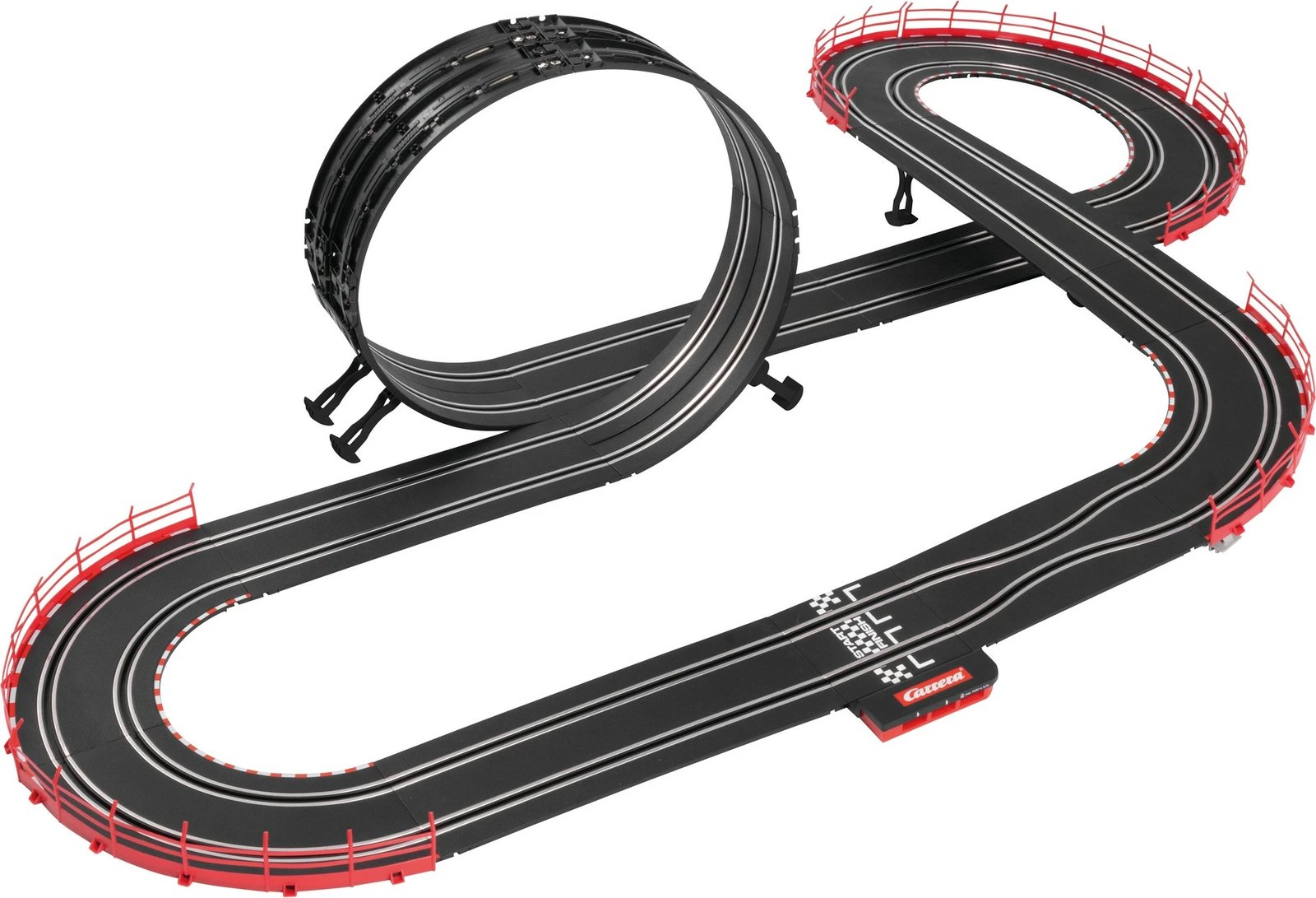 Set garash Carrera GO!!! VR46 Ultimate Racing, 2 makina, pista 4.9m, shumëngjyrësh