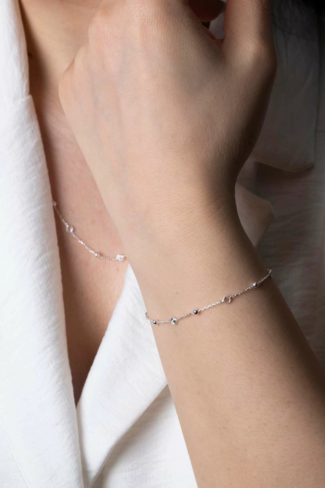 Byzylyk argjendi Jumeon, TFNY65233, i bardhë