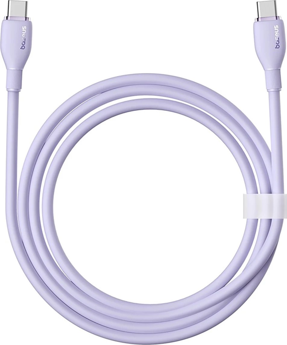 Kabllo USB-C Baseus Pudding 2m, 100W, Violet