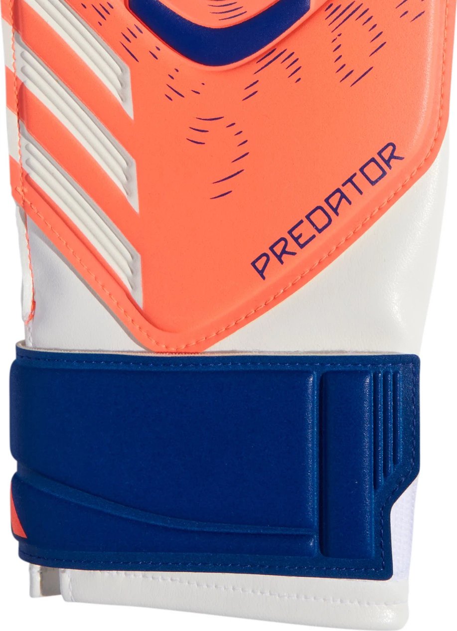 Doreza portieri për fëmijë adidas, të bardhë-portokalli