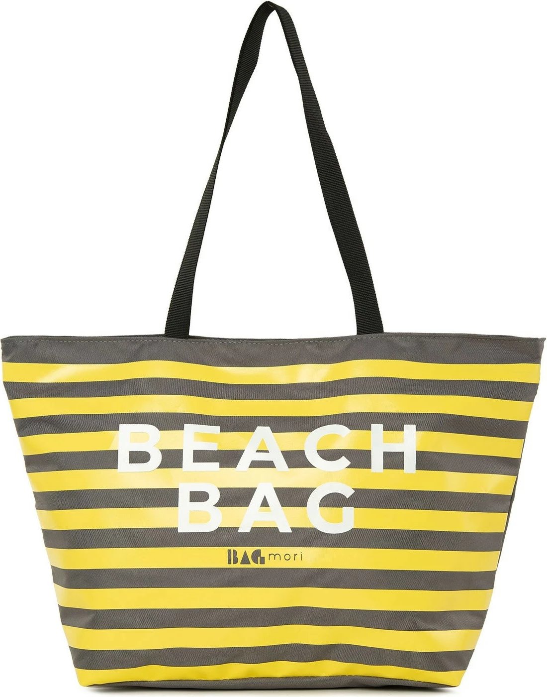 Çantë shpatullash e madhe, material parashute, ngjyrë gri, Zoozie Bags, M000008437