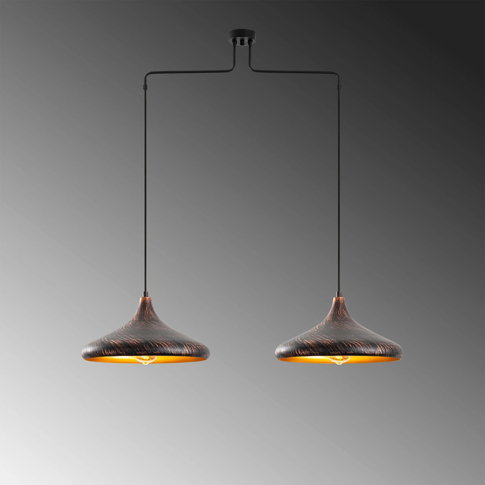 Llambë tavani Opviq, Barek, patina, 100x35x132cm