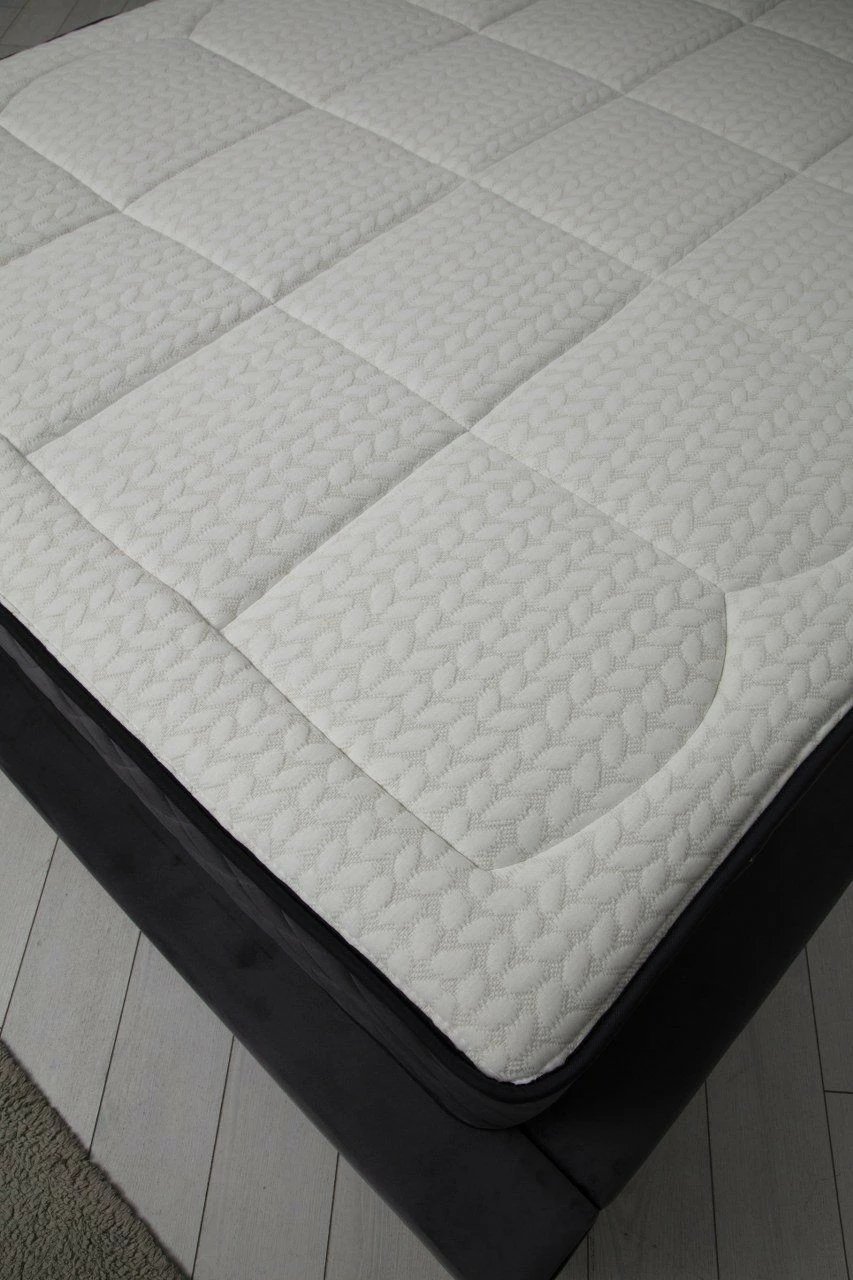 Set dyshekë, bazë dhe shtrat, ngjyrë antracit, Skye Decor, 160x200