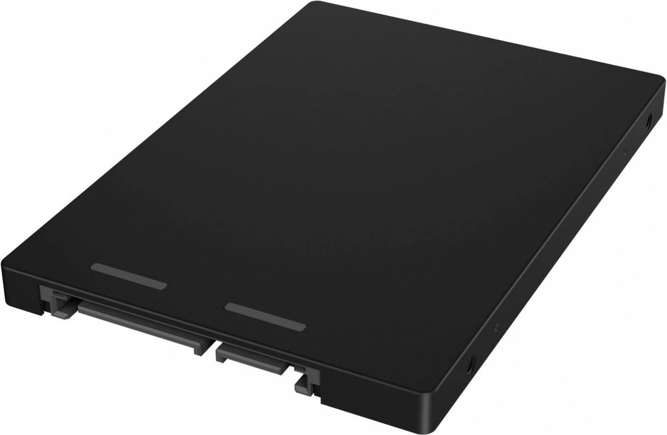 Adapter IcyBox IB-M2S253 për SSD M.2 në 2.5 inç, 7mm, i zi