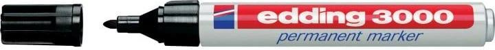 marker i përhershëm, Edding, 3000, i zi