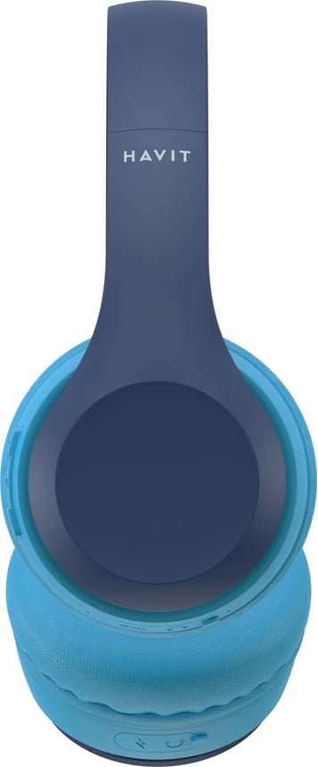 Kufje Bluetooth për fëmijë Havit H626BT, Wireless & Wired, 400 mAh, të kaltërta