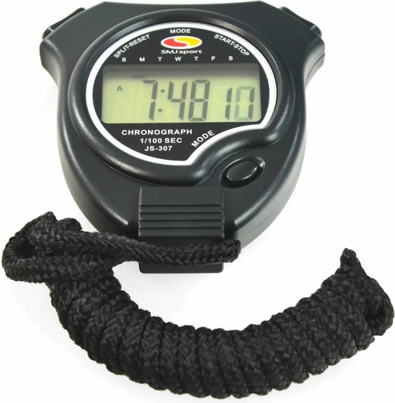 Kronometër SMJ Sport JS-307 për Meshkuj dhe Femra, Gri/Argjendtë
