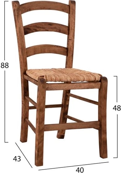 Karrige tradicionale e impregnuar Paros me kashtë FH10379.01