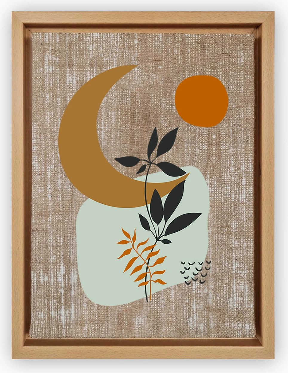 Pikturë dekorative në kanavacë, shumëngjyrëshe, Wallity, LNJ51801341400 - 4666, 46x66cm