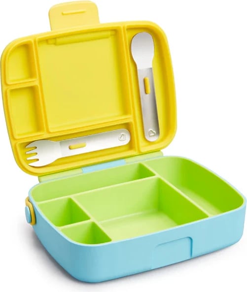 Kuti ushqimi për fëmijë Munchkin Lunch Bento Box with Stainless Steel Utensils