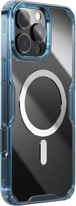 Mbështjellës Nillkin Nature TPU Pro Magnetic për iPhone 16 Pro Max, blu