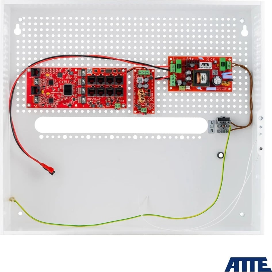 Switch POE Atte IPUPS-8-20-H për 8 kamera IP