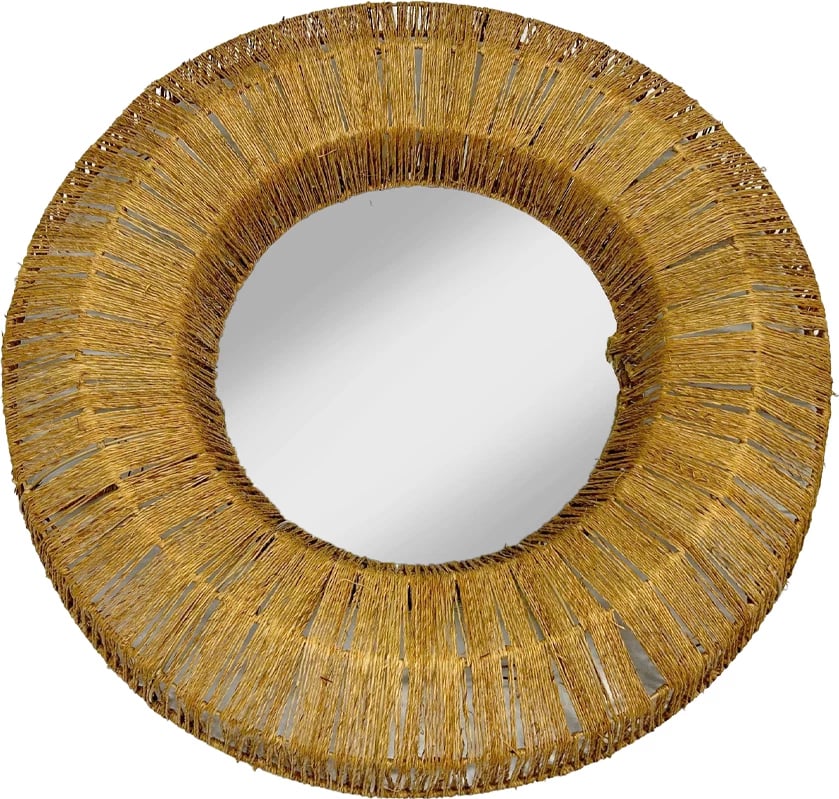 Pasqyrë CUCI, natyrale, 76x76x11cm