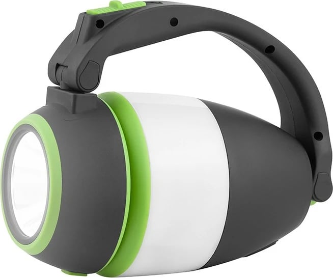 llambë kampingu 3‑në‑1, Tracer, Flex TRAOSW47137, 200 lm, bateri 1500 mAh, kohë pune 6 orë, powerbank, e zezë/jeshile