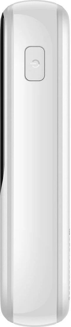 Powerbank Baseus Qpow Digital Display 10000mAh, 22.5W, me kabllo USB-C të integruar, Bardhë