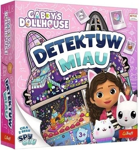 Lojë tavoline Trefl Detective Meow, për fëmijë, shumëngjyrëshe