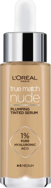 Lor.FDT True Match Nude Plumping Tinted Serum 4-5 Medium