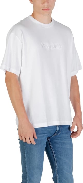 Maicë Calvin Klein për meshkuj, e bardhë