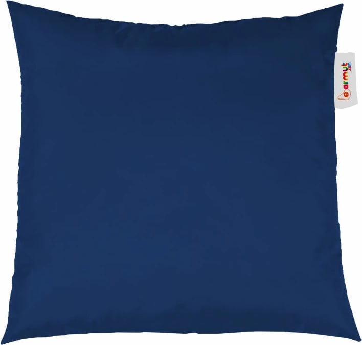 Jastëk pouf, ngjyrë kaltër e errët, 40x40cm