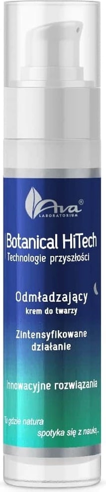 Krem nate për fytyrë për femra Ava Laboratorium Botanical HiTech Rejuvenating, 50ml