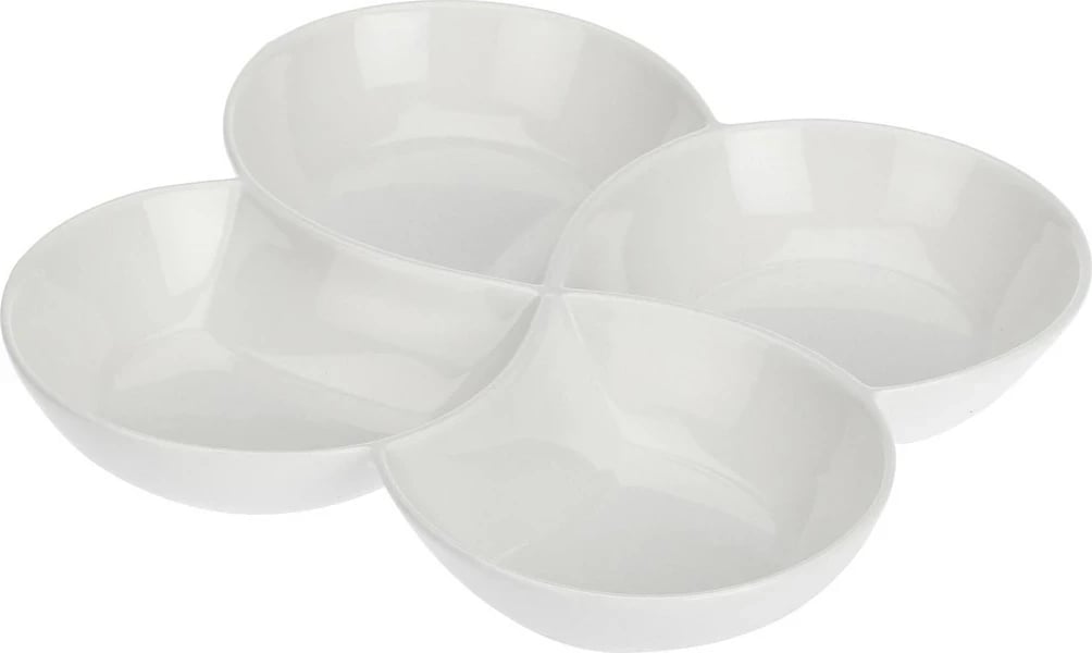 Tabaka për snacks LA PORCELLANA BIANCA CONVIVIO, 26 cm, Bardhë