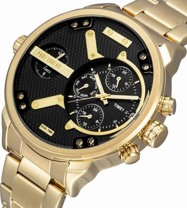 Orë dore për meshkuj Paul Lorens, e zezë dhe e artë