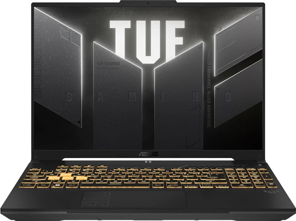 Laptop gaming ASUS TUF Gaming F16 FX607VJ-RL009, 16", Intel Core 5 210H, 16 GB RAM, 512 GB SSD, NVIDIA RTX 3050, Gri