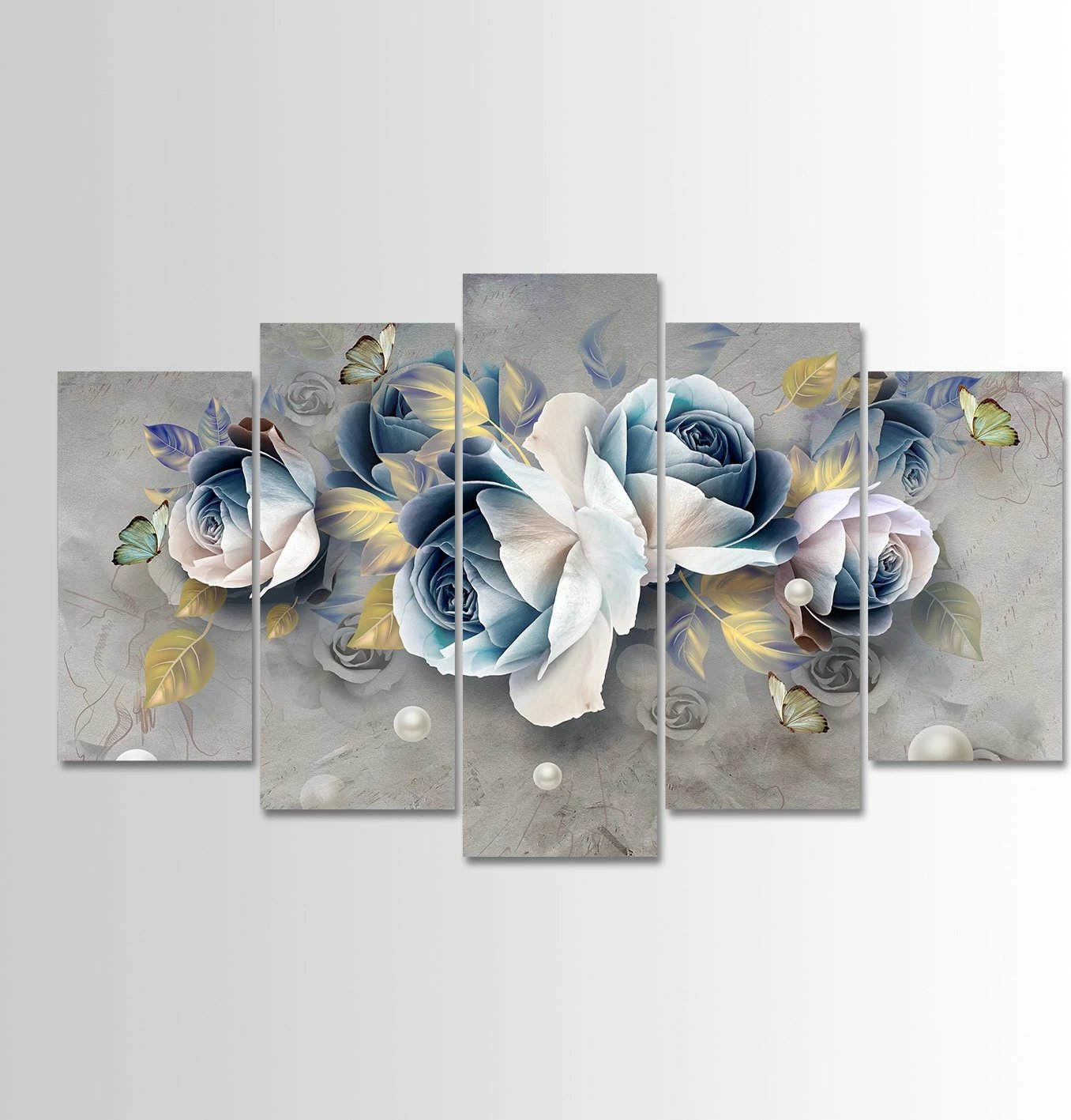 Pikturë dekorative MDF, 5 pjesë, shumëngjyrëshe, 100x60cm