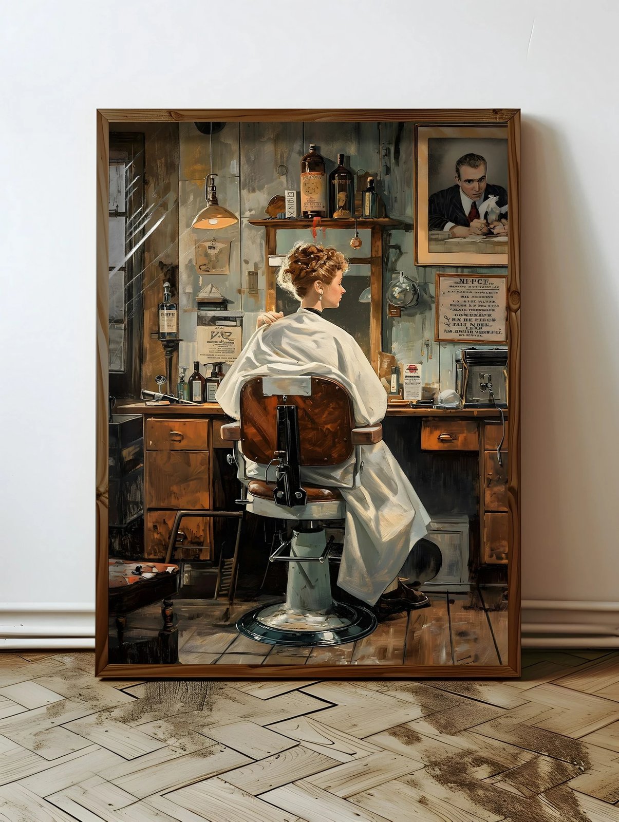 Pikturë dekorative me kornizë MDF, Wallity, HUM049