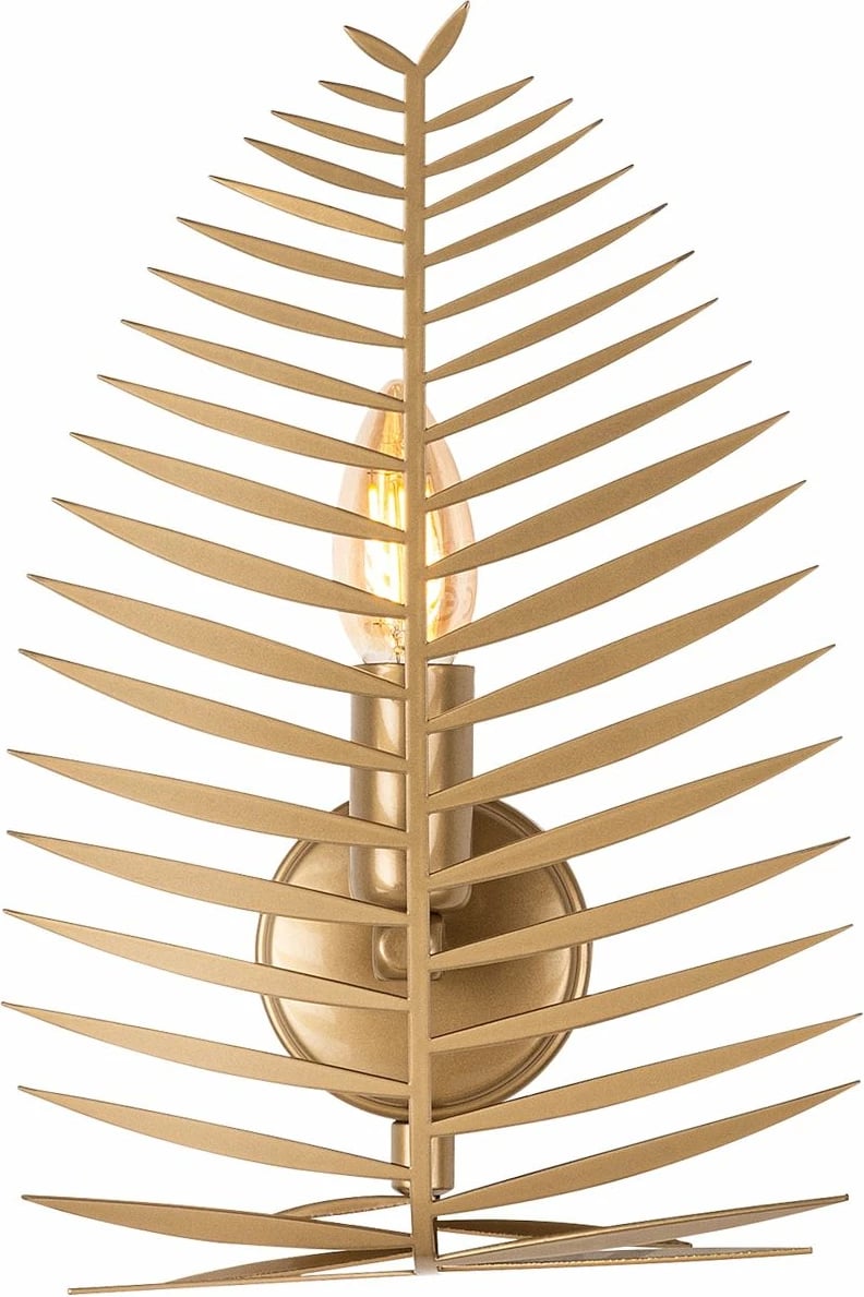 Llambë muri Opviq, Leaf, ngjyrë ari, 20x30x8 cm Llambë muri Opviq, Leaf, ngjyrë ari, 20x30x8 cm