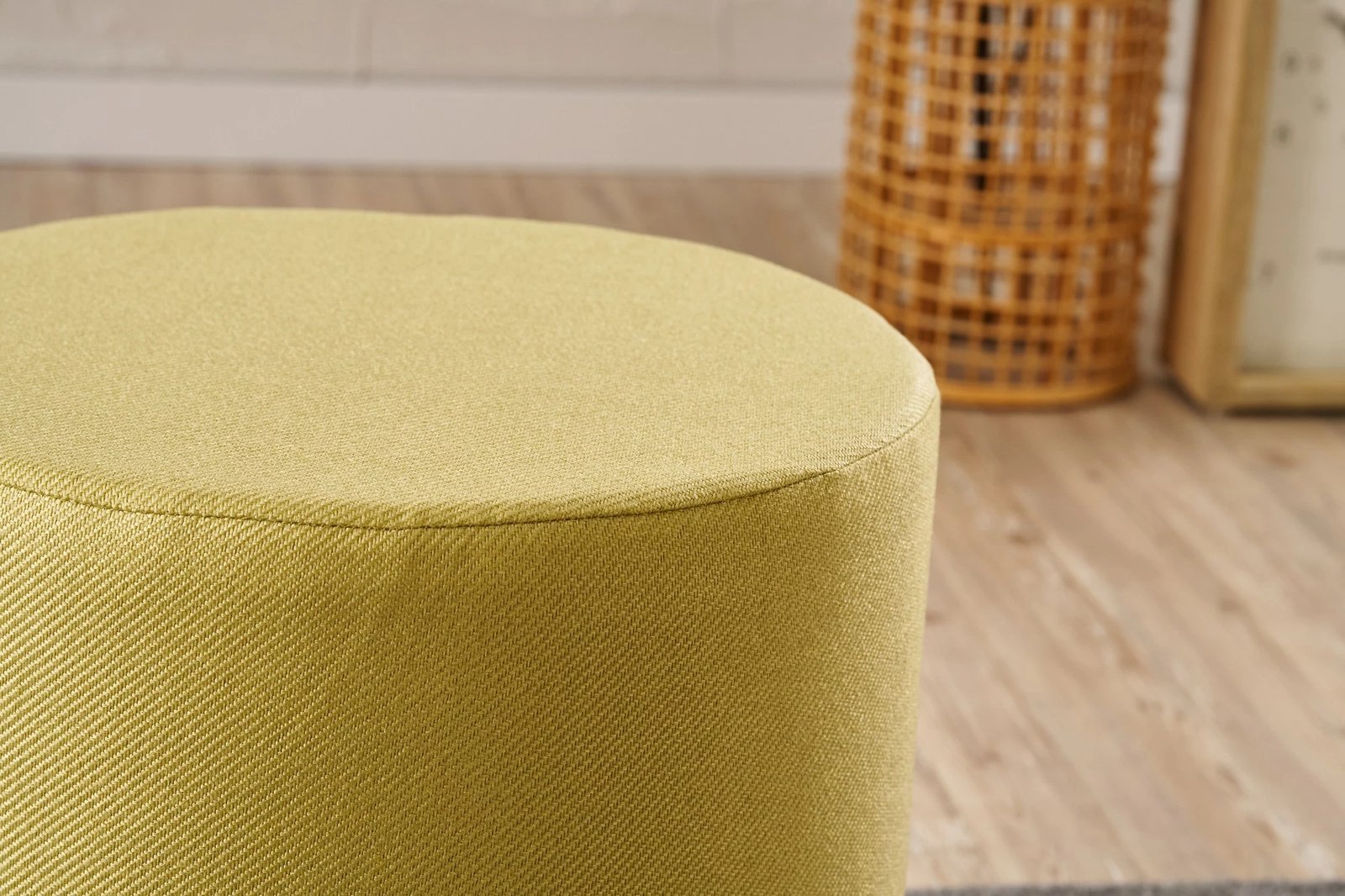 Puf Atelier del Sofa, Bitez, e verdhë, 40x40cm