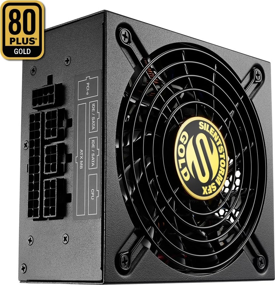 Furnizues energjie Sharkoon SilentStorm SFX Gold 500W, 80 PLUS Gold, modular, i zi