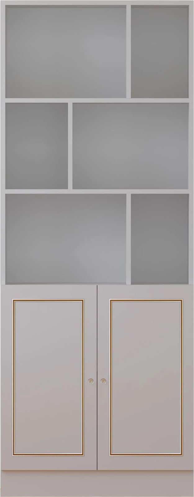 Raft librash Skye Decor, ngjyrë e bardhë mat, RB-089