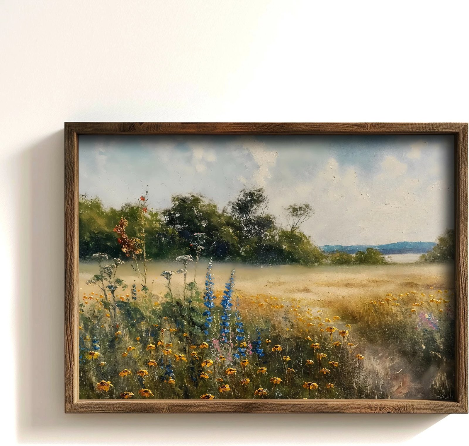 Pikturë dekorative me kornizë MDF, Wallity, GE183-L, shumëngjyrëshe