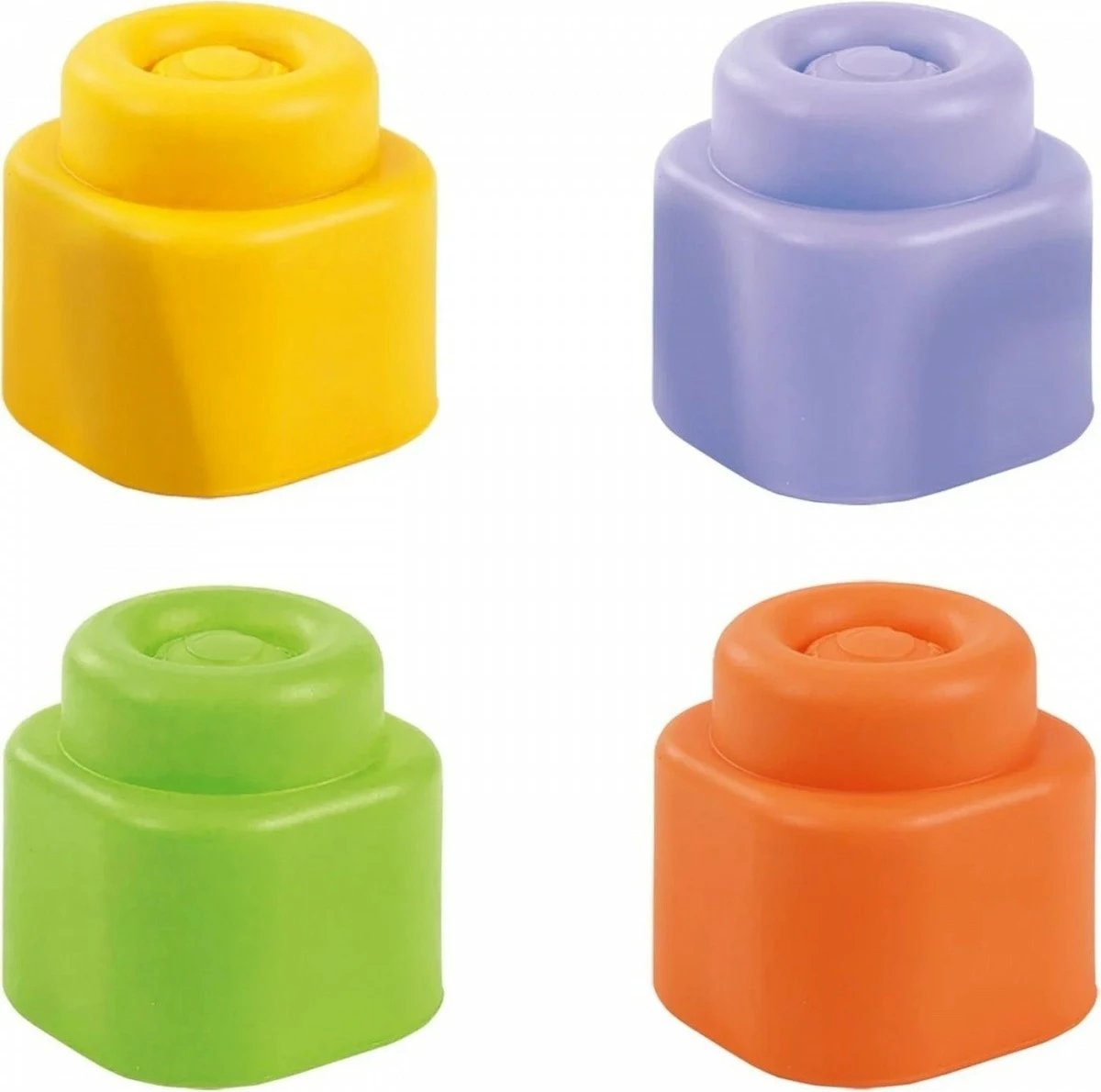 Lodër shqisore Clementoni Clemmy Sensory Block, 4 blloqe të buta, plastikë, shumëngjyrëshe