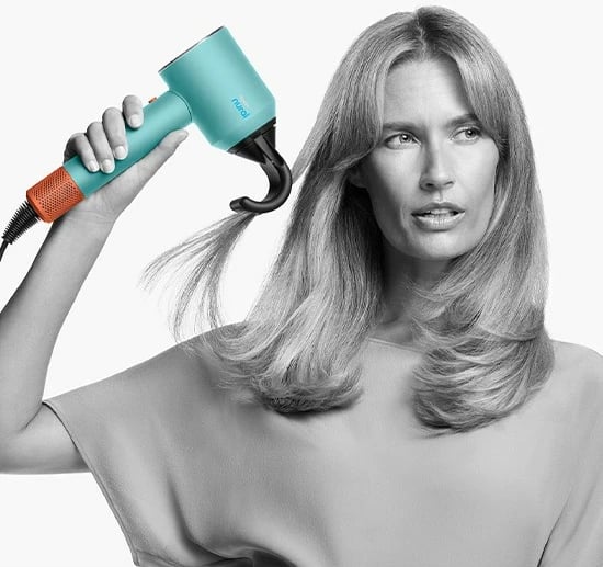 Tharëse flokësh Dyson Supersonic Nural, 1600 W, 13.3 l/s, Blu, Portokalli Tharëse flokësh Dyson Supersonic Nural, 1600 W, 13.3 l/s, Blu, Portokalli