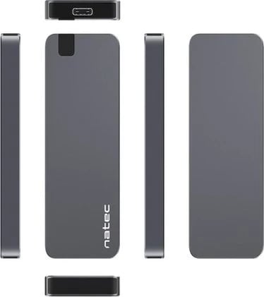 Mbështjellës për disk SSD M.2 Natec, hiri 