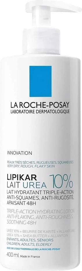 Qumësht trupi hidratues La Roche Posay Lipikar Urea 10%, 400ml