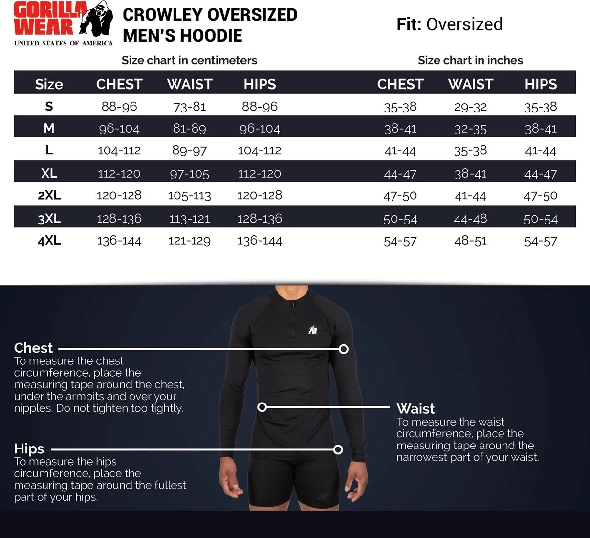 Crowley Men's Oversized Hoodie - Washed Gray