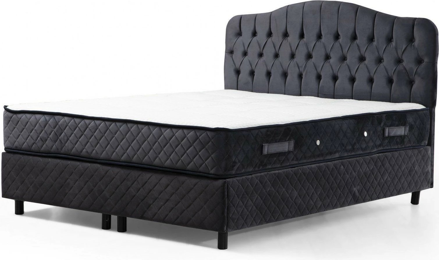 Set dyshe me dyshek, bazë dhe shtrat, Skye Decor, 140x200, anthracite