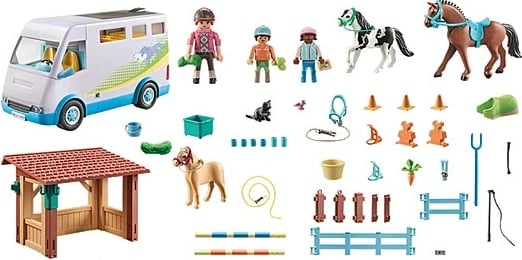 Set lodrash Playmobil Horses of Waterfall, 71493, 109 pjesë