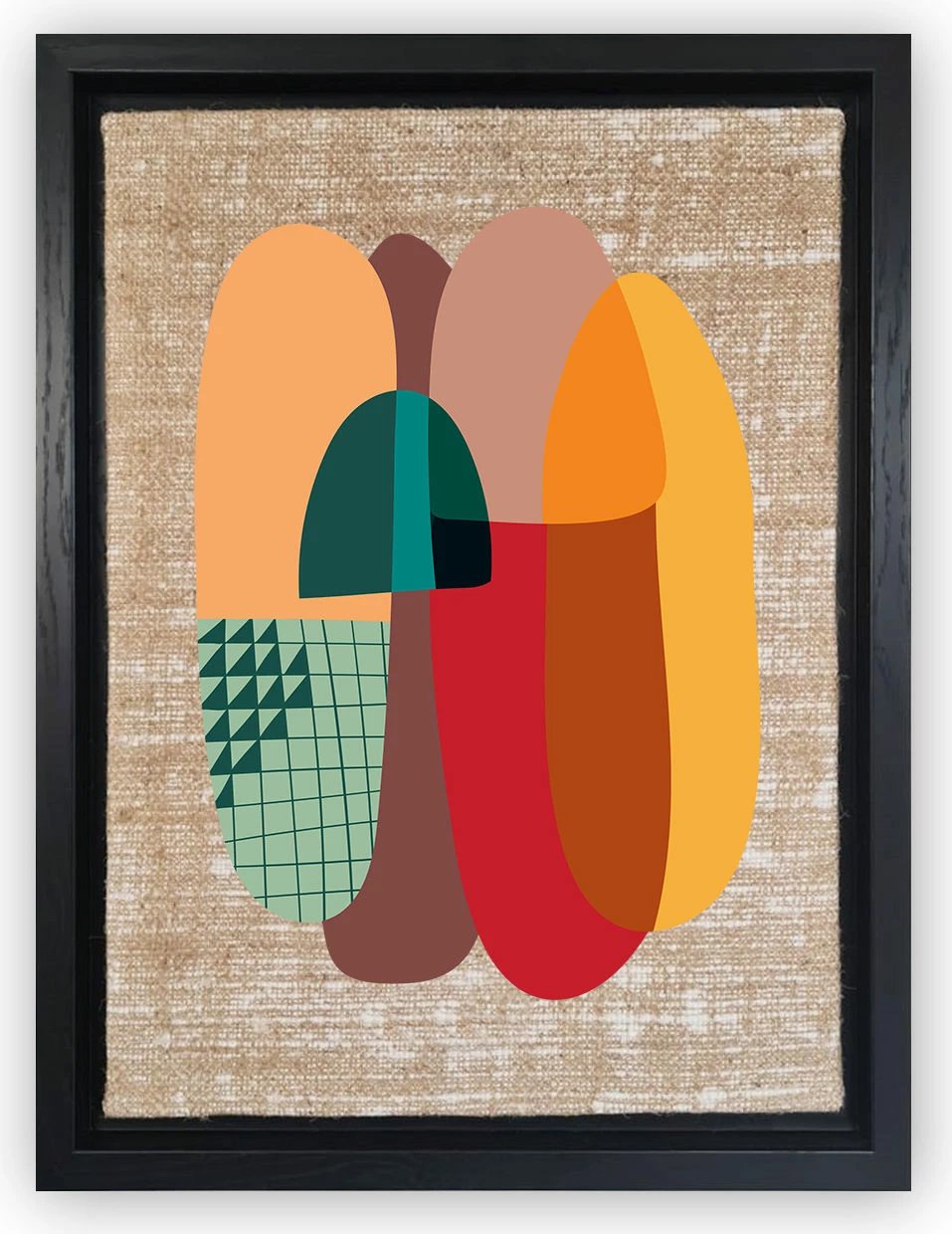 Pikturë dekorative në kanavacë, shumëngjyrëshe, Wallity LSJ41761352961, 36x46cm