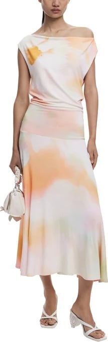 Fustan Desigual femra portokalli