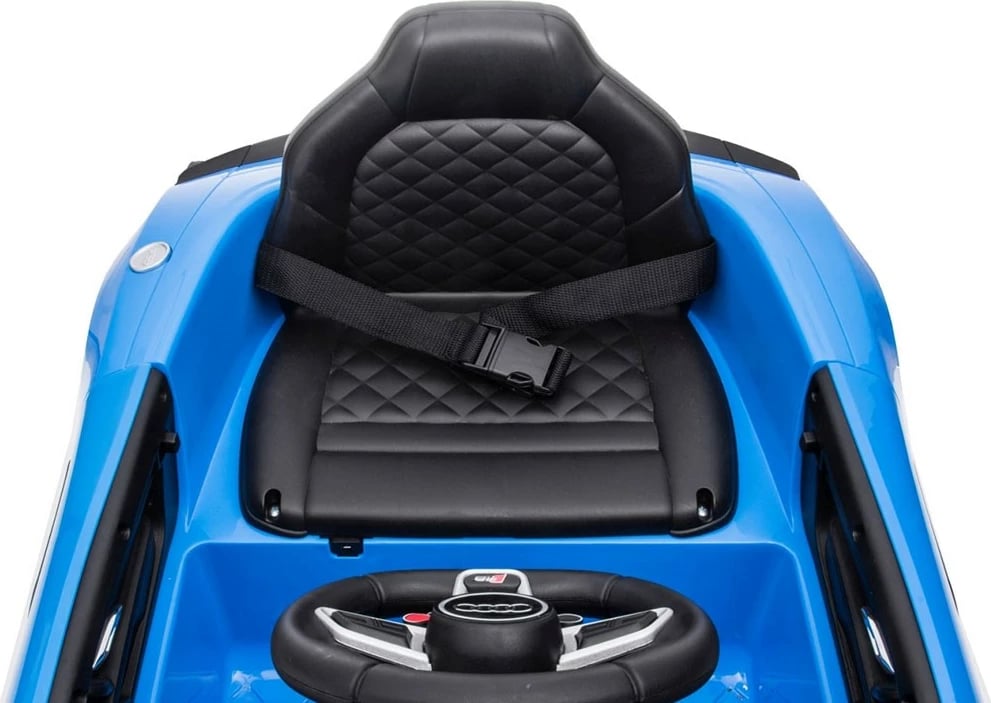 makinë elektrike për fëmijë, Milly Mally Audi R8 Spyder, 12V 2x30W, 1 ulëse, telekomandë, rrota EVA, blu