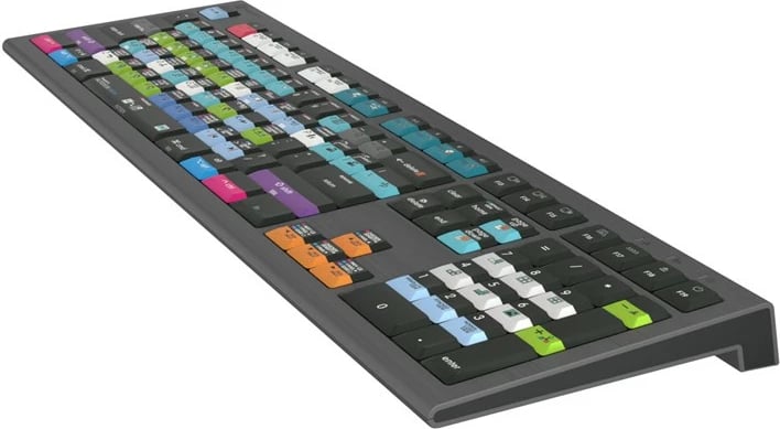 Tastierë LogicKeyboard Astra 2 Classic DE për Mac, Avid Media Composer, me taste të ngjyrosura