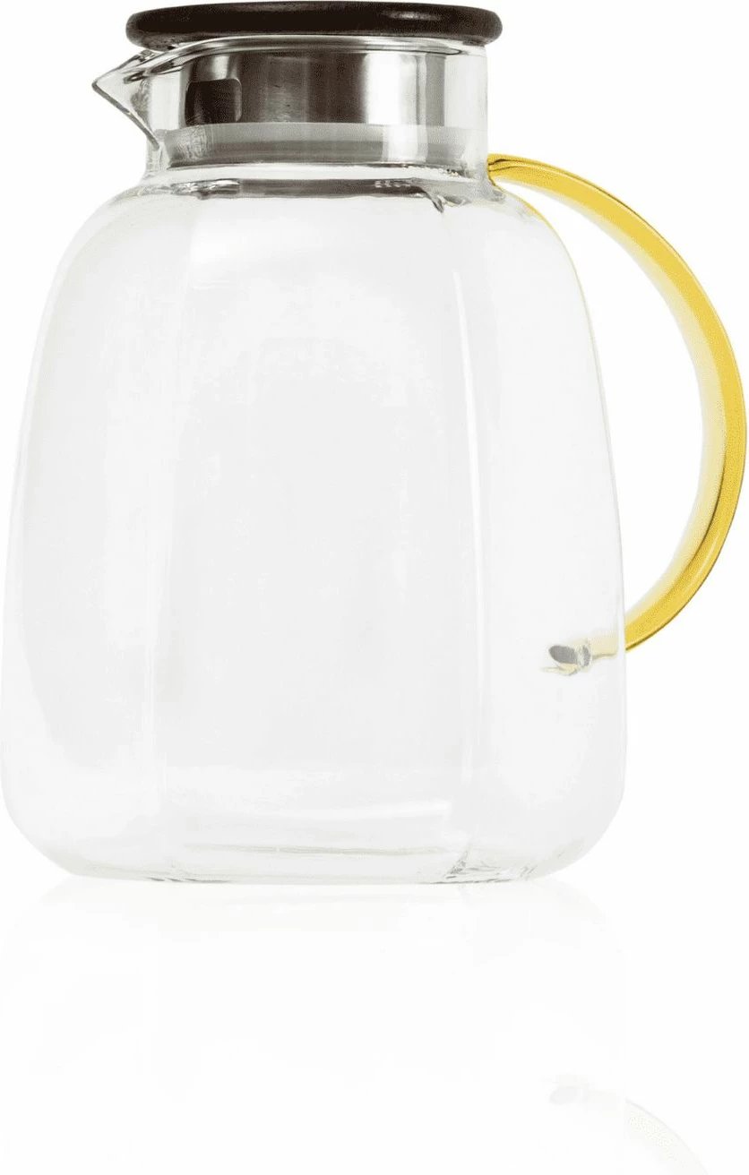 Shishe qelqi Hermia me kapak bambuje, SSE0034