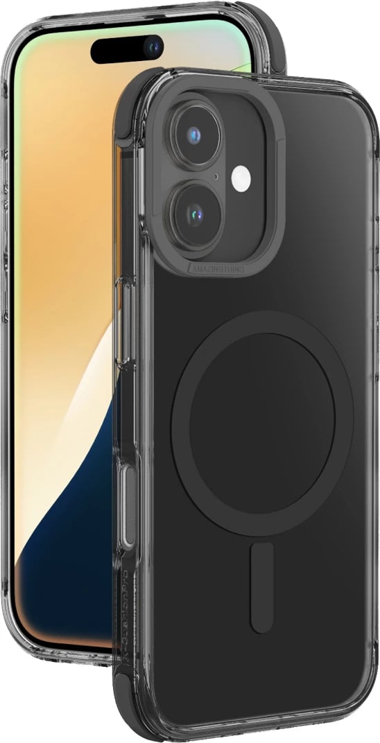 Mbështjellës AmazingThing Omni Mag Case për iPhone 16, i zi