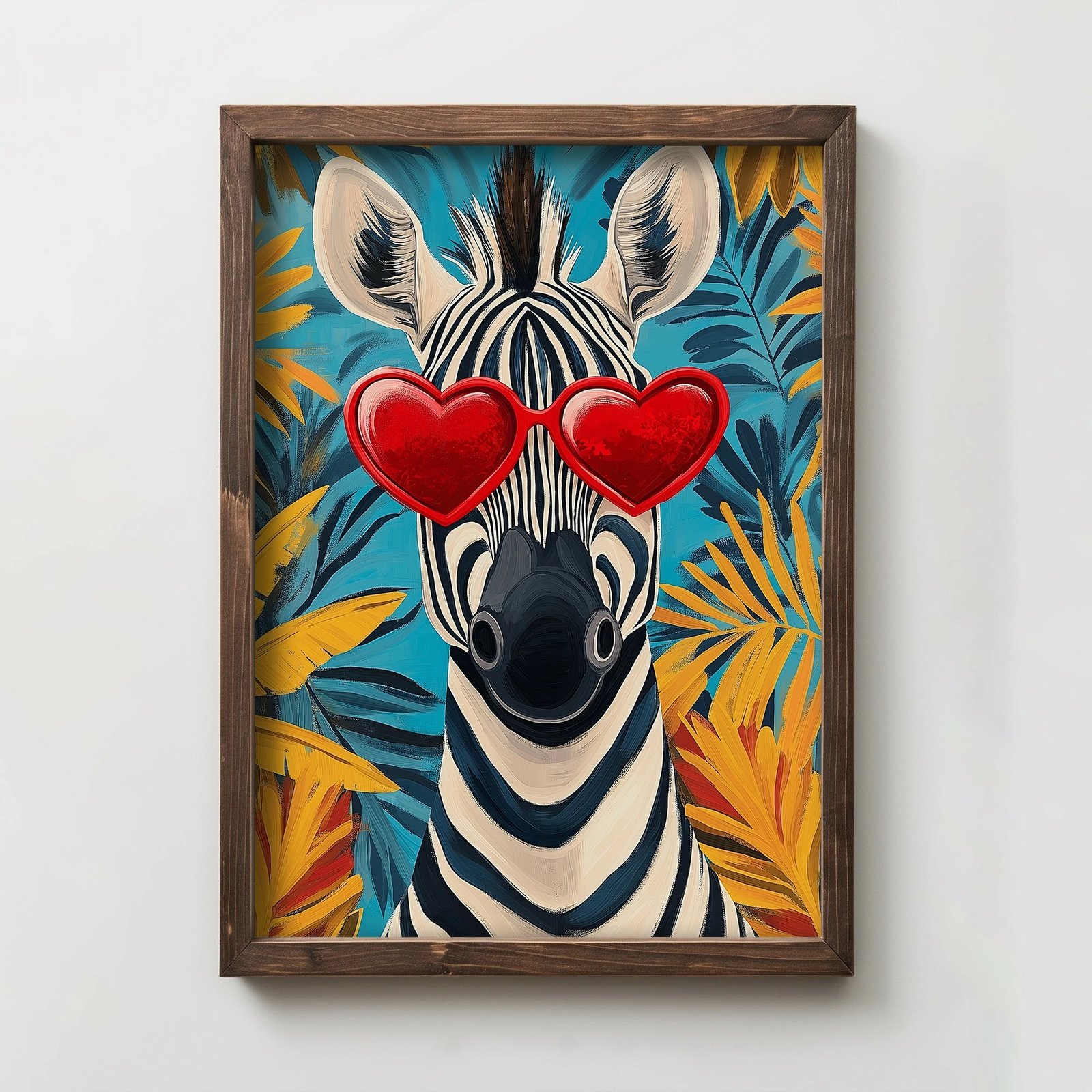 Pikturë dekorative me kornizë MDF, Wallity, TUN023-XL, shumëngjyrëshe, 50x70x3.5cm