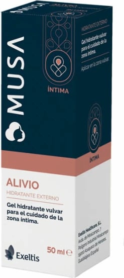 Xhel hidratues intim Exeltis Musa Relief unisex 50ml